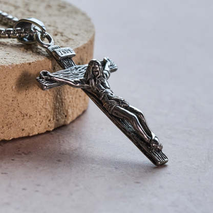 FREE Today: Christ Jewelry Crucifix Pendant Charm Necklace