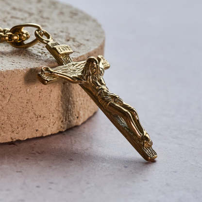 FREE Today: Christ Jewelry Crucifix Pendant Charm Necklace