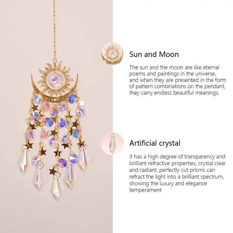 ✨Crystal Sun Catcher, lndoor Outdoor Decor for Window Bedroom Courtyard Garden☪️