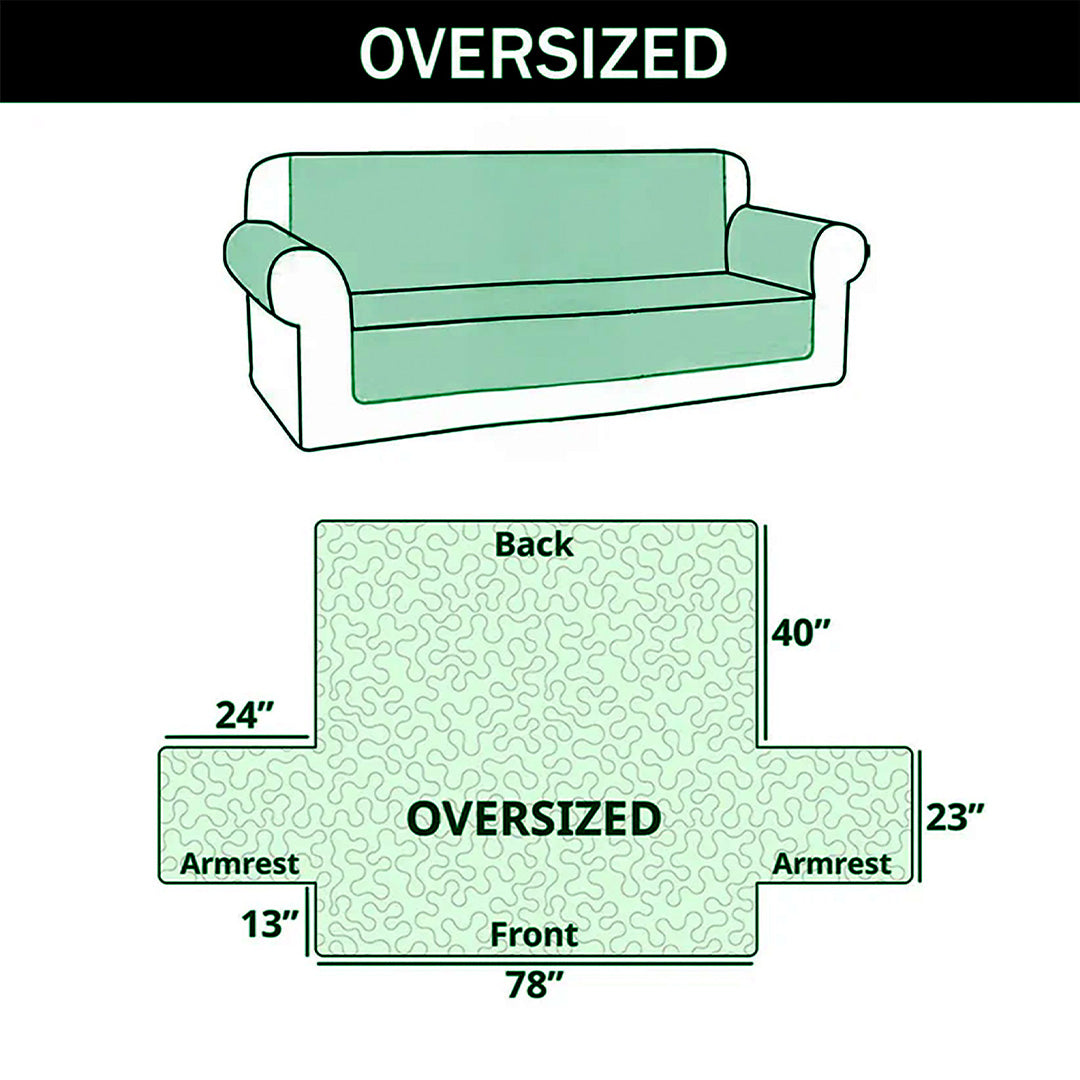 Sky Dreamer Quilted Sofa Cover GFTOQM1122