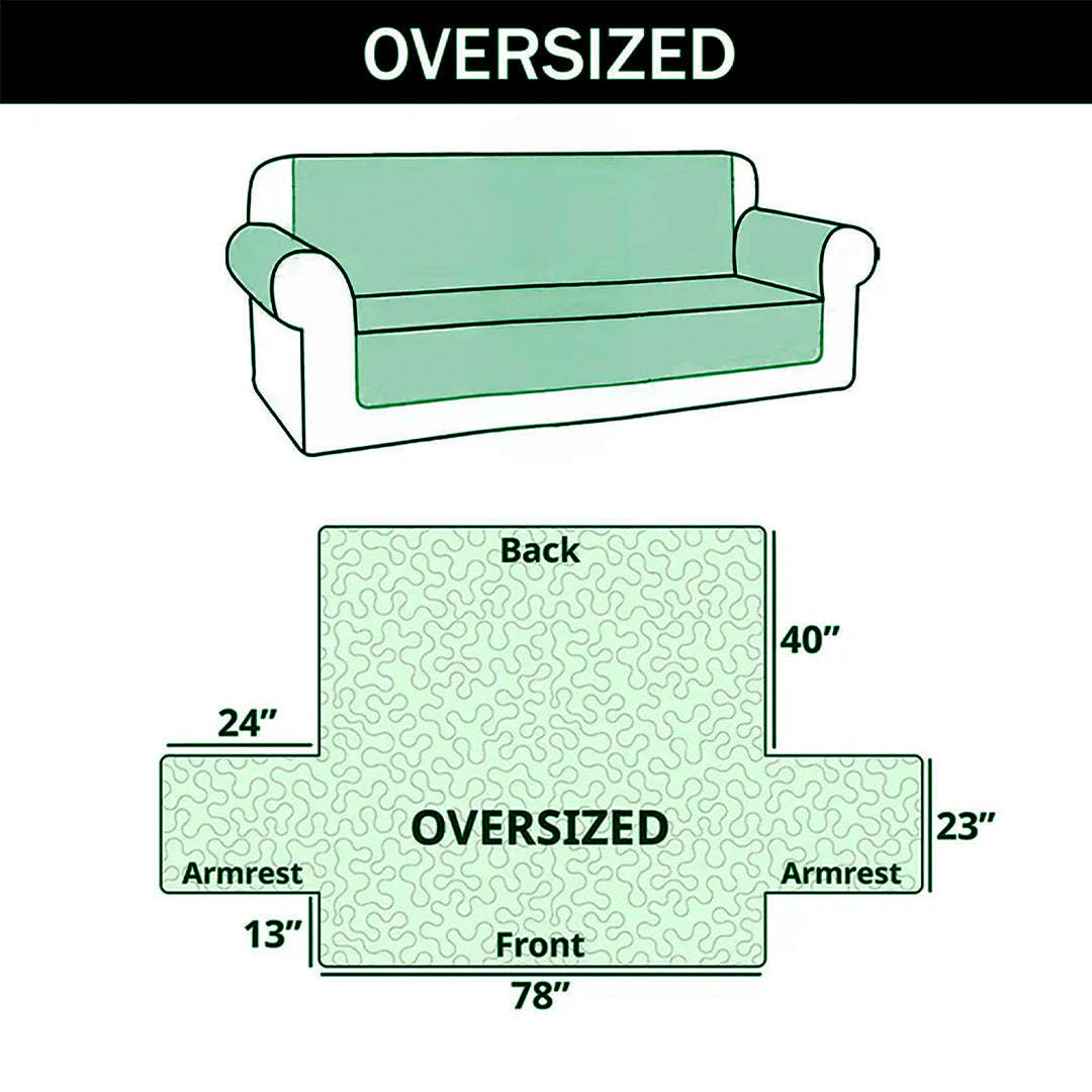 Sky Dreamer Quilted Sofa Cover GFTOQM1122