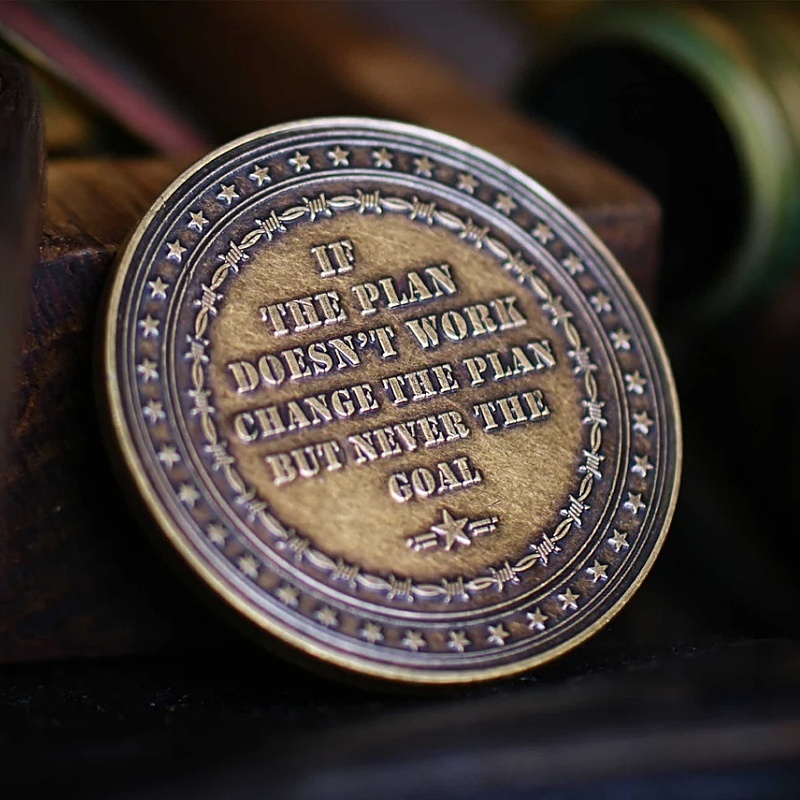 Improvise Adapt Overcome Coin