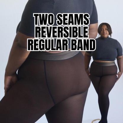 Original Magic Fleece-Lined Leggings: New Compression Band & One-Seam Design! Sizes XXS-3XL, 4 Shades, Closed Foot—Plus Sizes & Light to Brown Fur Options