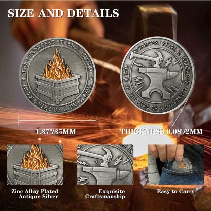 🔥This Week's Special Offer 49% OFF -Dumpster Fire Challenge Coins