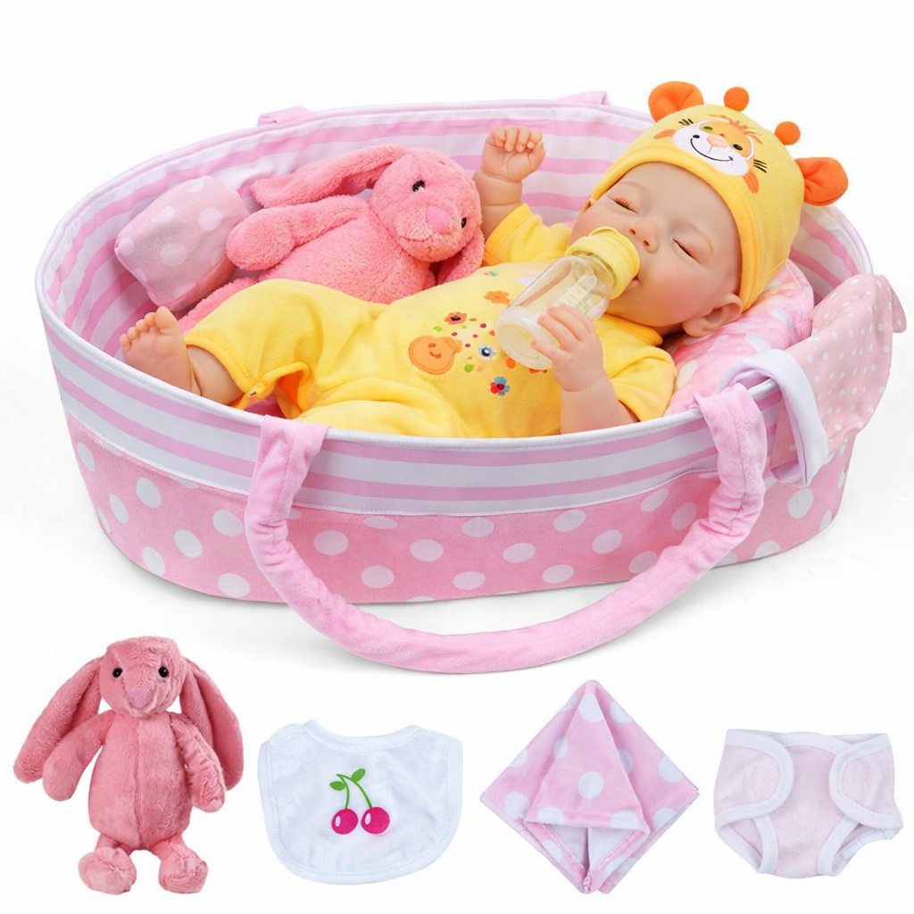 Realistic Reborn Baby Dolls 17/20/22 Inch Soft Weighted Body Lifelike Newborn Doll Girl & Boy with Gift Box for Kids Age 3+