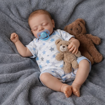 Realistic Reborn Baby Dolls 17/20/22 Inch Soft Weighted Body Lifelike Newborn Doll Girl & Boy with Gift Box for Kids Age 3+