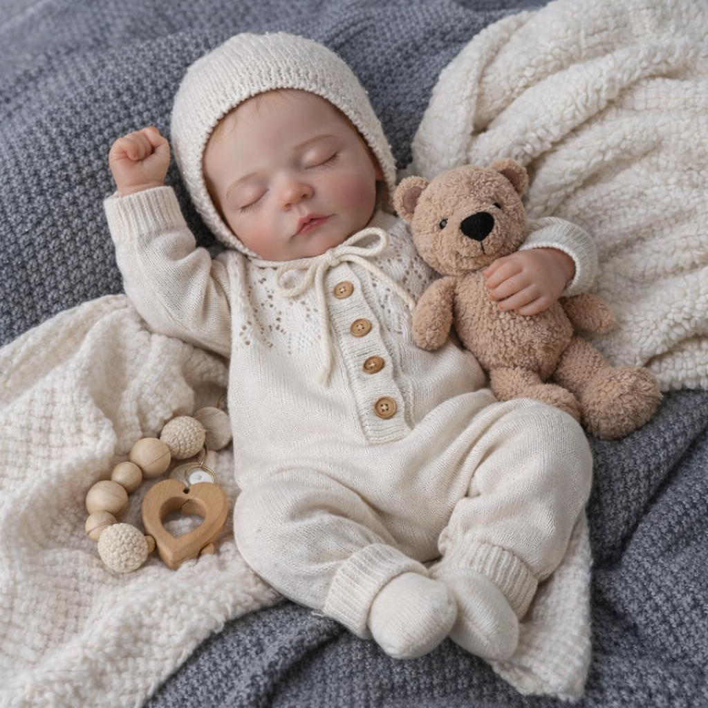 Realistic Reborn Baby Dolls 17/20/22 Inch Soft Weighted Body Lifelike Newborn Doll Girl & Boy with Gift Box for Kids Age 3+