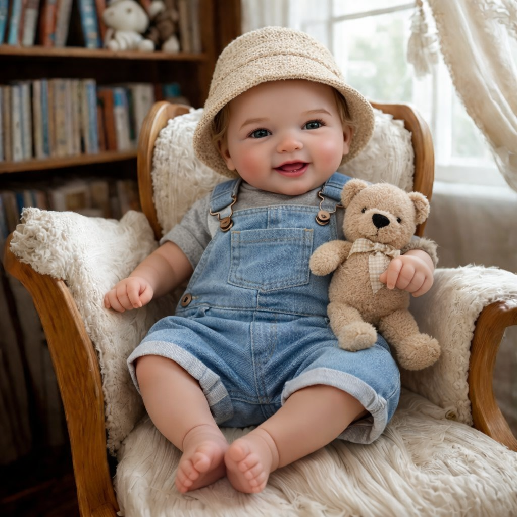 Realistic Reborn Baby Dolls 17/20/22 Inch Soft Weighted Body Lifelike Newborn Doll Girl & Boy with Gift Box for Kids Age 3+