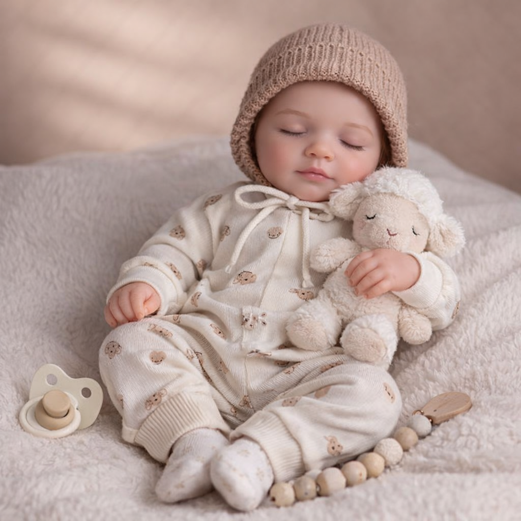 Realistic Reborn Baby Dolls 17/20/22 Inch Soft Weighted Body Lifelike Newborn Doll Girl & Boy with Gift Box for Kids Age 3+