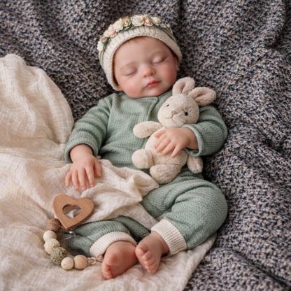 Realistic Reborn Baby Dolls 17/20/22 Inch Soft Weighted Body Lifelike Newborn Doll Girl & Boy with Gift Box for Kids Age 3+