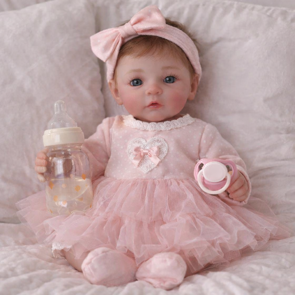 Realistic Reborn Baby Dolls 17/20/22 Inch Soft Weighted Body Lifelike Newborn Doll Girl & Boy with Gift Box for Kids Age 3+