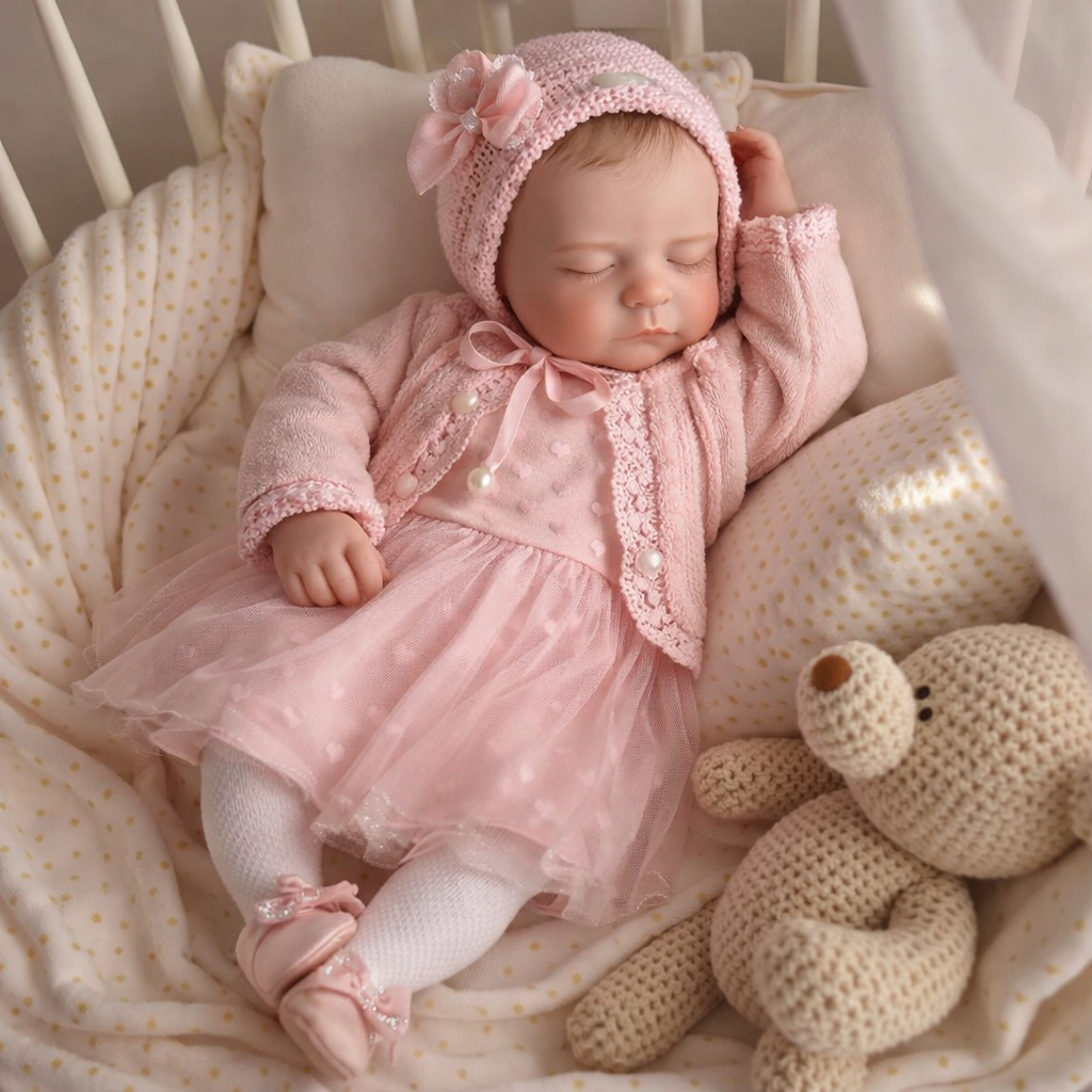 Realistic Reborn Baby Dolls 17/20/22 Inch Soft Weighted Body Lifelike Newborn Doll Girl & Boy with Gift Box for Kids Age 3+