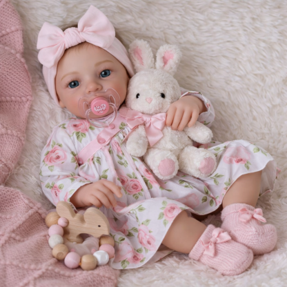 Realistic Reborn Baby Dolls 17/20/22 Inch Soft Weighted Body Lifelike Newborn Doll Girl & Boy with Gift Box for Kids Age 3+