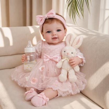 Realistic Reborn Baby Dolls 17/20/22 Inch Soft Weighted Body Lifelike Newborn Doll Girl & Boy with Gift Box for Kids Age 3+