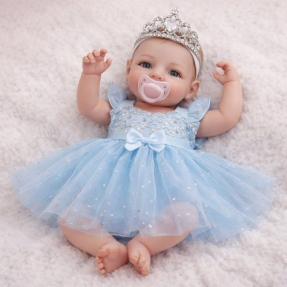 Realistic Reborn Baby Dolls 17/20/22 Inch Soft Weighted Body Lifelike Newborn Doll Girl & Boy with Gift Box for Kids Age 3+