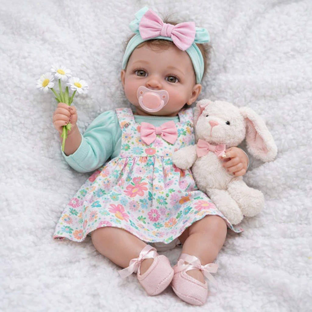 Realistic Reborn Baby Dolls 17/20/22 Inch Soft Weighted Body Lifelike Newborn Doll Girl & Boy with Gift Box for Kids Age 3+