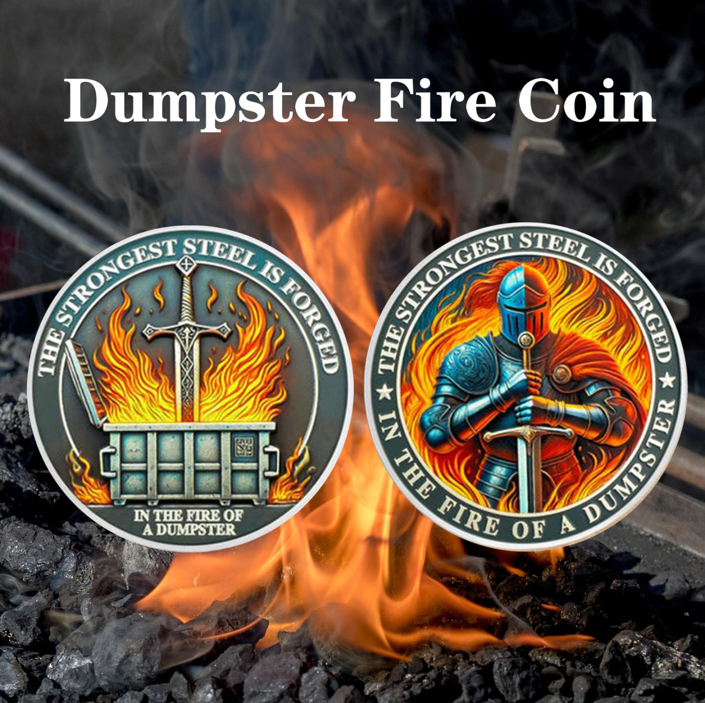 Dumpster Fire Challenge Coin Ⅳ
