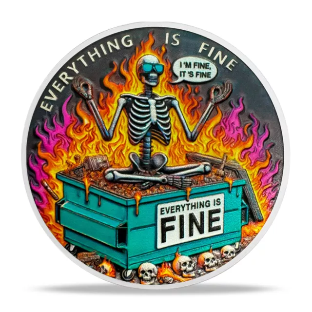Dumpster Fire Challenge Coin Ⅶ