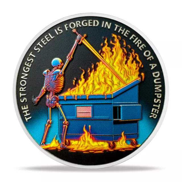 Dumpster Fire Challenge Coin Ⅶ