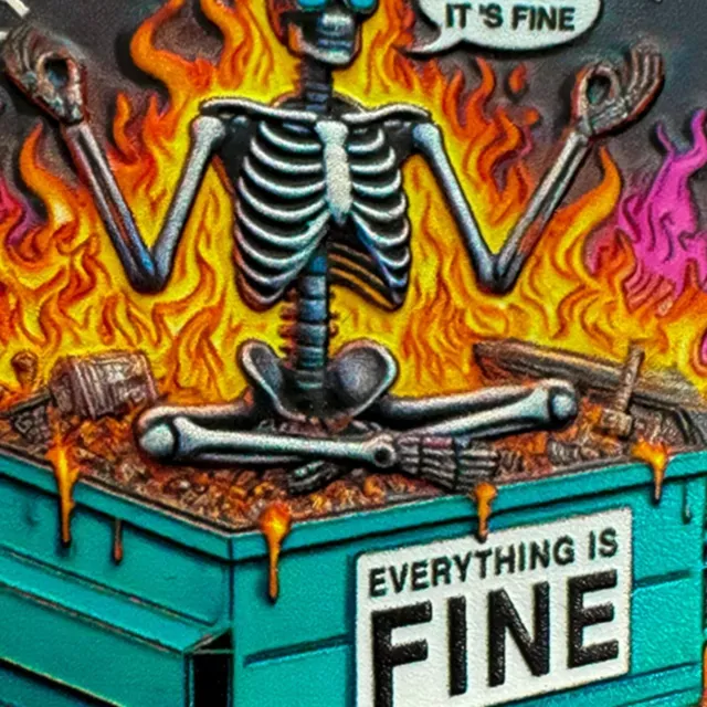 Dumpster Fire Challenge Coin Ⅶ