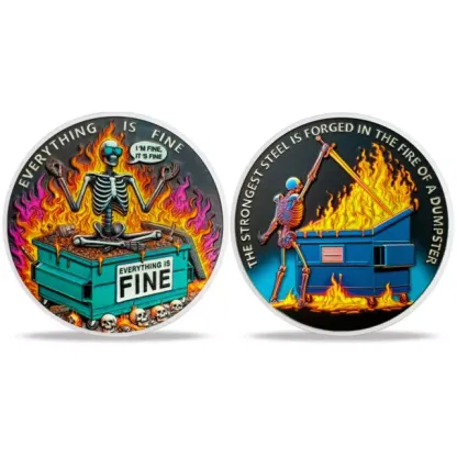 Dumpster Fire Challenge Coin Ⅶ