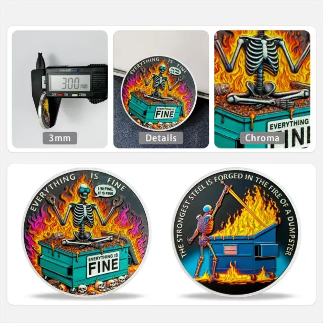 Dumpster Fire Challenge Coin Ⅶ