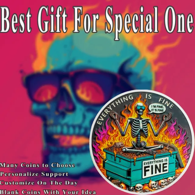 Dumpster Fire Challenge Coin Ⅶ