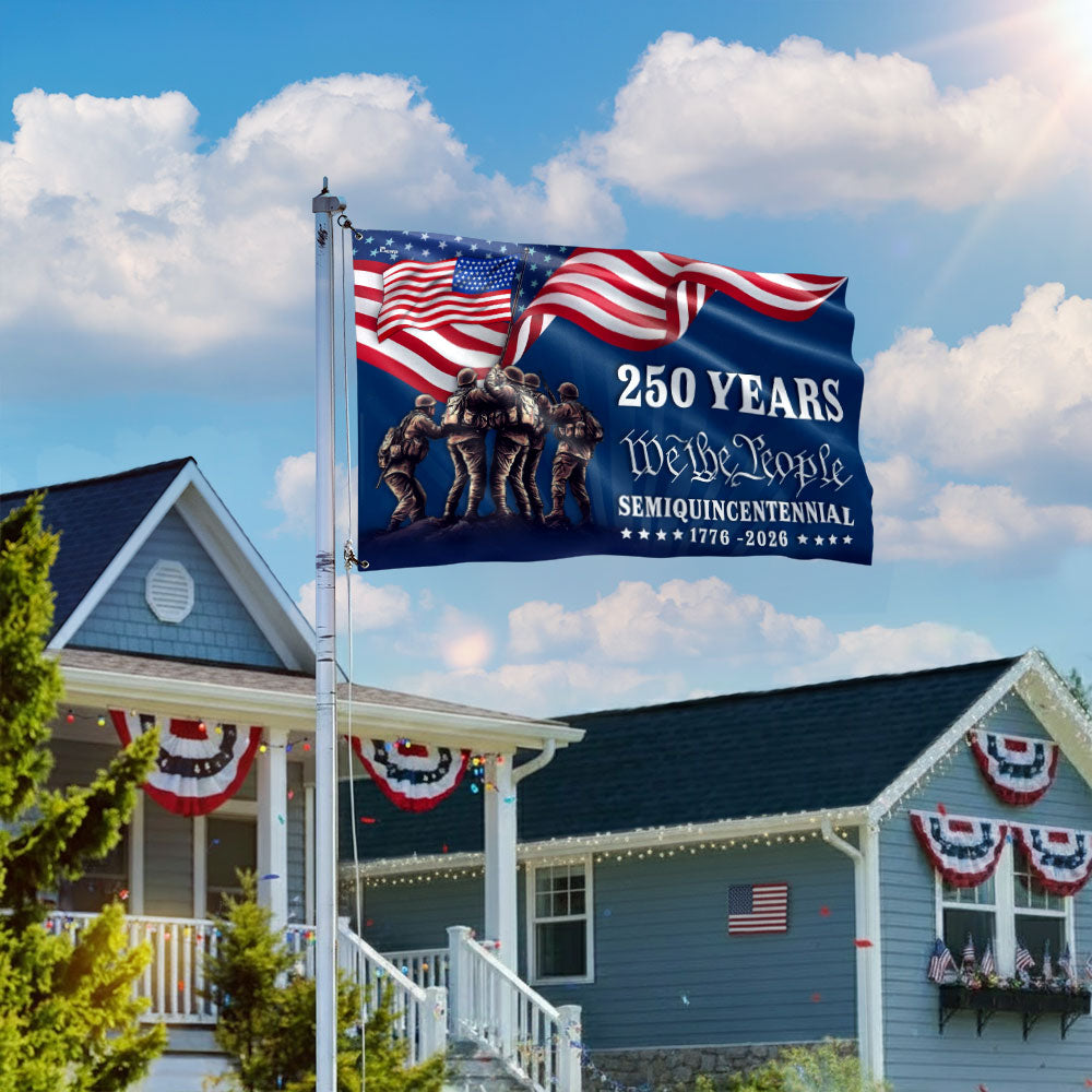 Flagwix American Flag, 250 Years We The People Semiquincentennial Grommet Flag