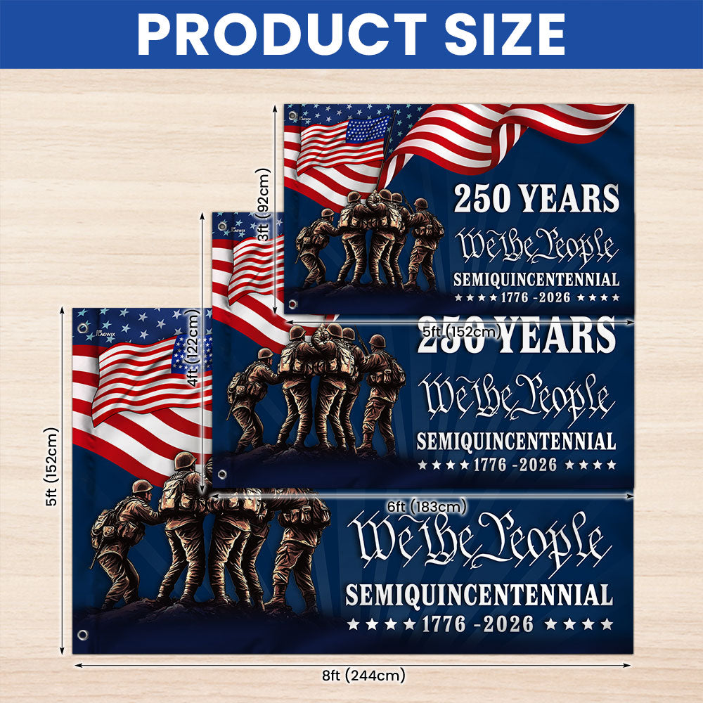 Flagwix American Flag, 250 Years We The People Semiquincentennial Grommet Flag