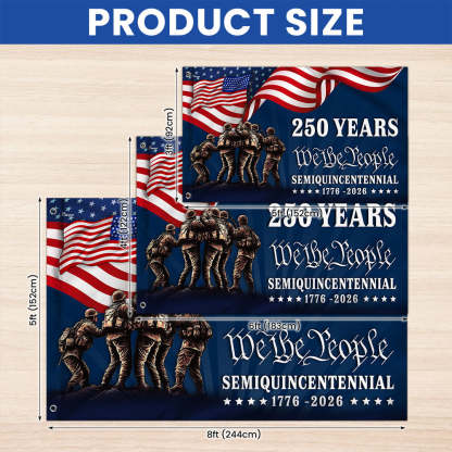 Flagwix American Flag, 250 Years We The People Semiquincentennial Grommet Flag