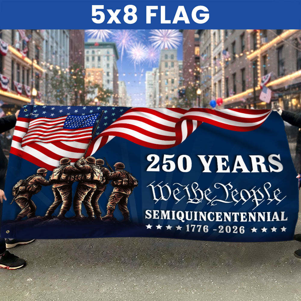 Flagwix American Flag, 250 Years We The People Semiquincentennial Grommet Flag