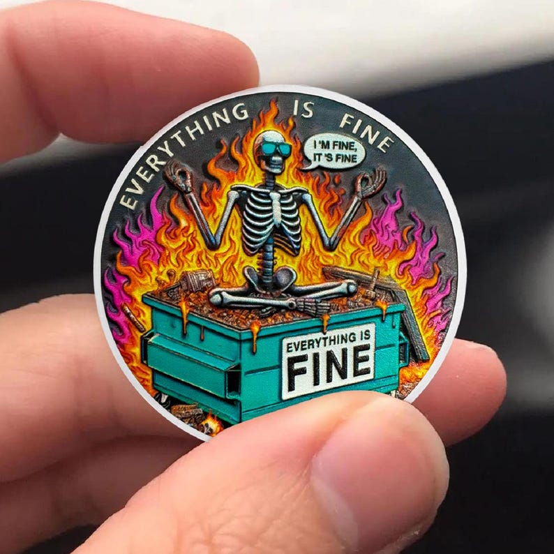 Dumpster Fire Challenge Coin Ⅶ