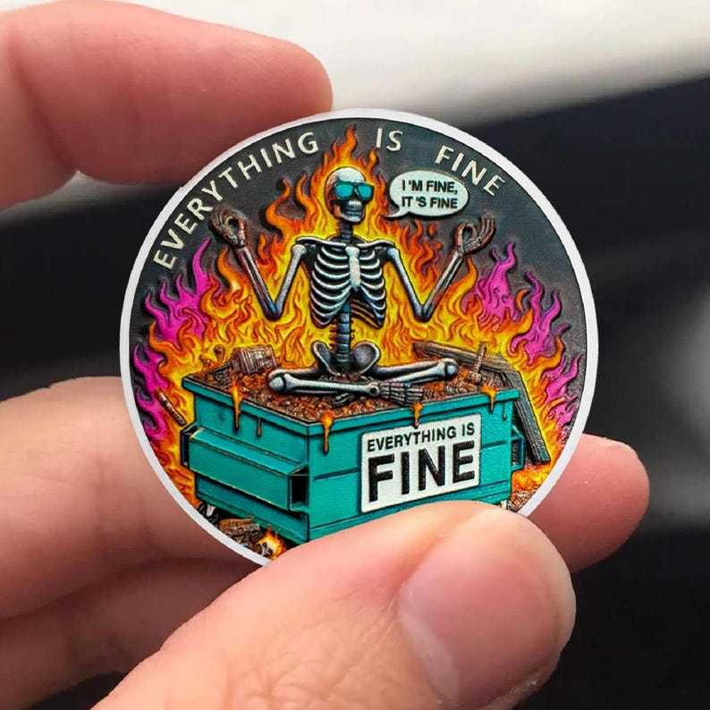 Dumpster Fire Challenge Coin Ⅶ