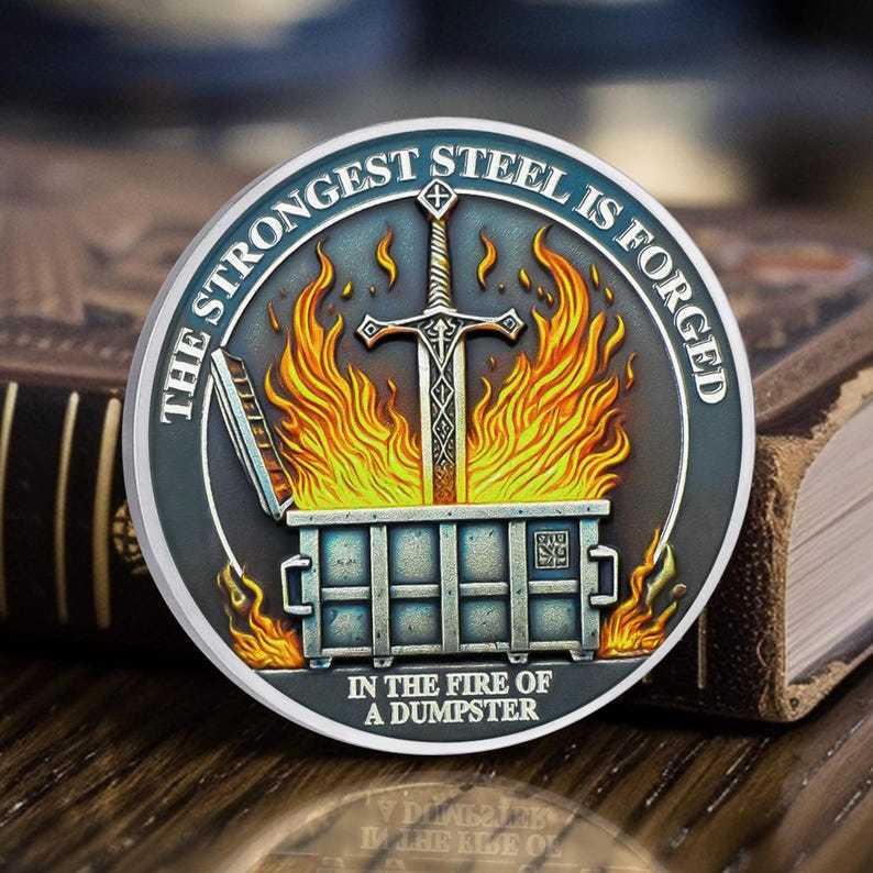 Dumpster Fire Challenge Coin Ⅳ