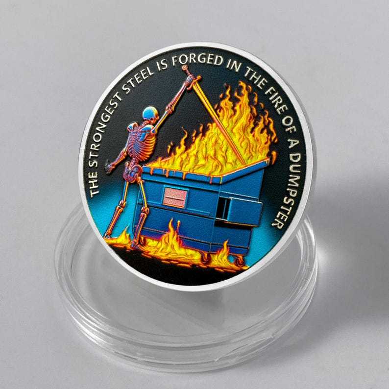 Dumpster Fire Challenge Coin Ⅶ