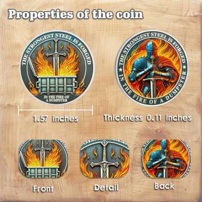 Dumpster Fire Challenge Coin Ⅳ