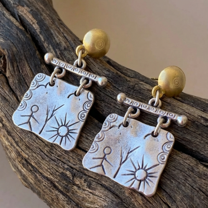 Vintage Bohemian Tribal Earrings