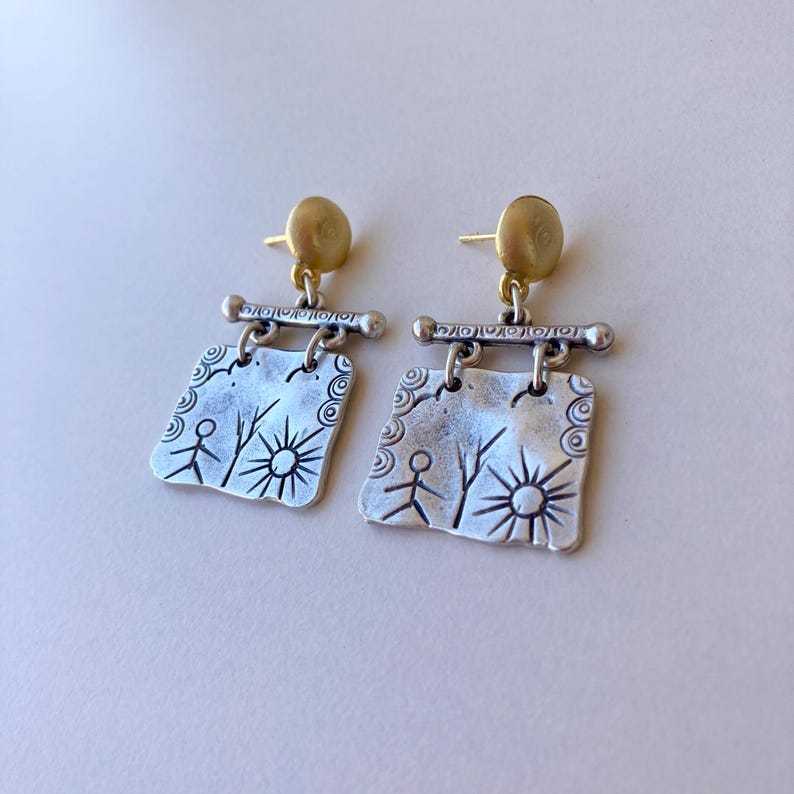 Vintage Bohemian Tribal Earrings