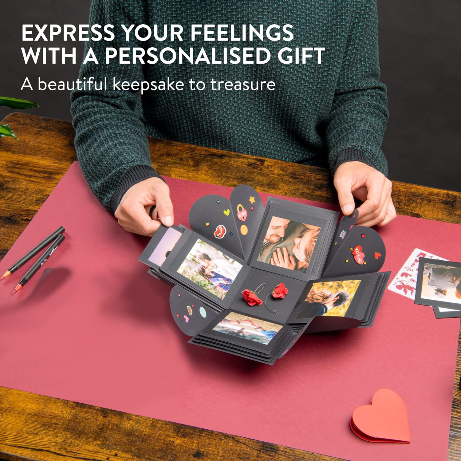 Quadrilateral Surprise Explosion Box Children's Multi-Layer Gift Box Set