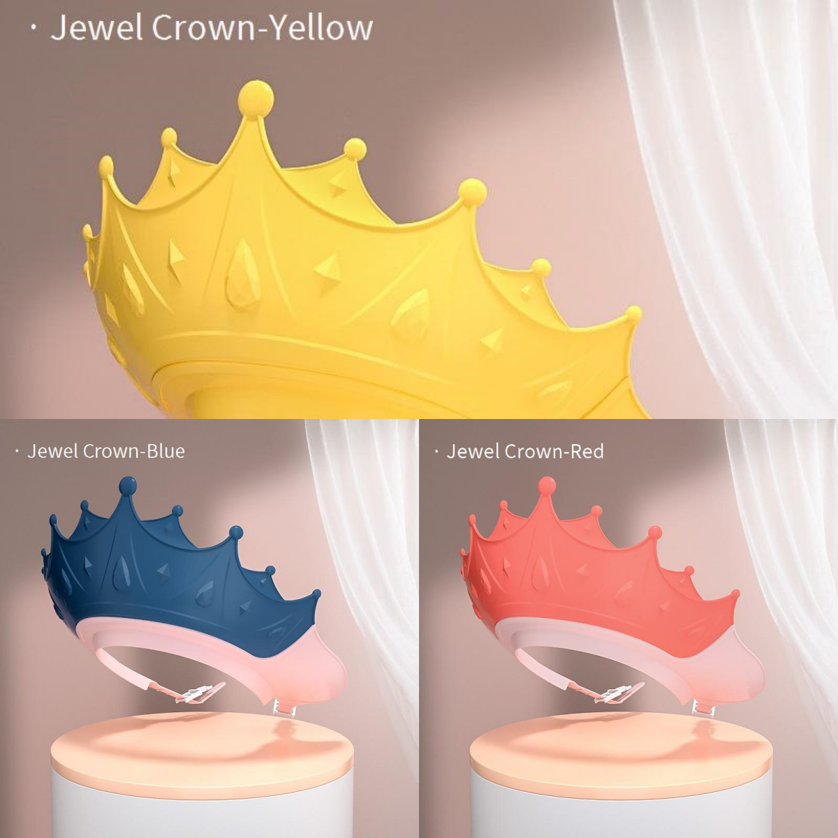 Baby shampoo aids, shampoo caps, baby bath products