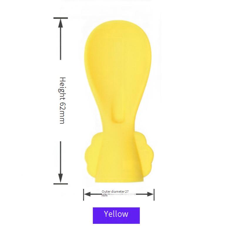 Silicone Baby Feeding Puree Spoon Suction Bag Spoon Head Replacement Spoon for Fruit and Vegetable Puree Bags