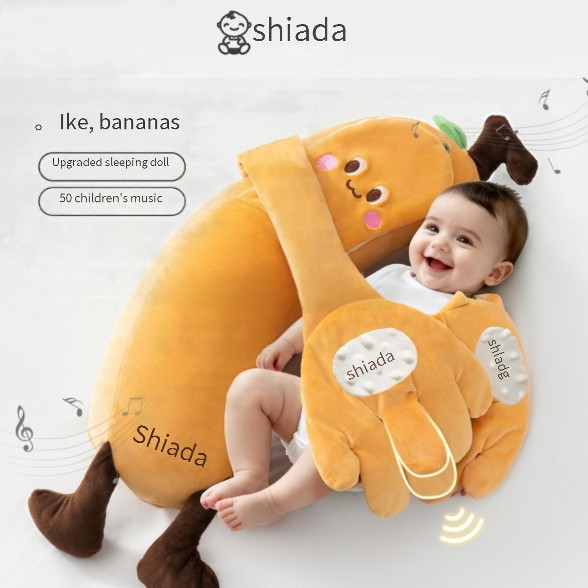 Baby Soothing Palm Hugging Sleep Patting Coaxing Artifact Baby Anti-Jump Sleeping Patting Buttocks Soothing Doll Pillow