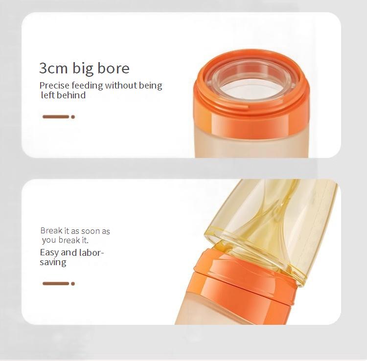 Silicone Baby Food Dispensing Spoon Set