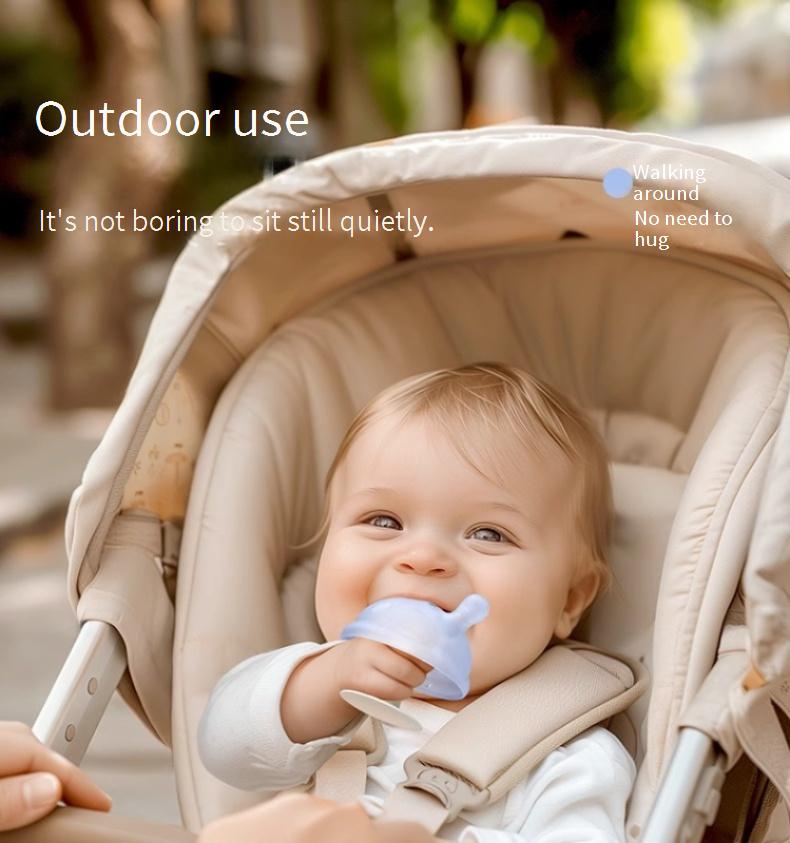 Baby Mushroom Teether Food Grade Molar Stick Baby Toy Anti-Eating Hand Artifact Soothing Chewing Gum