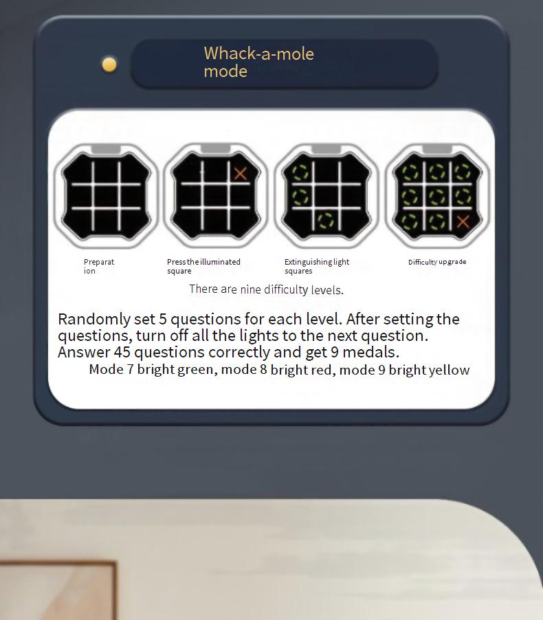 Tic-Tac-Toe Children's Educational Handheld Game Console