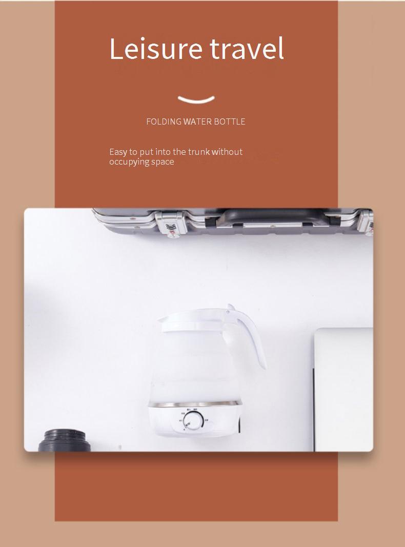 Portable Travel Silicone Telescopic Folding Kettle