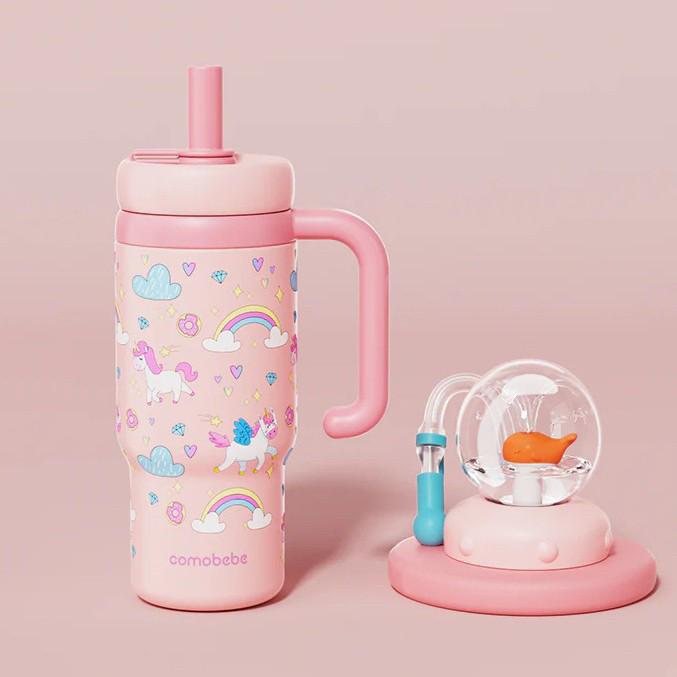 Whale-shaped sippy cup for babies