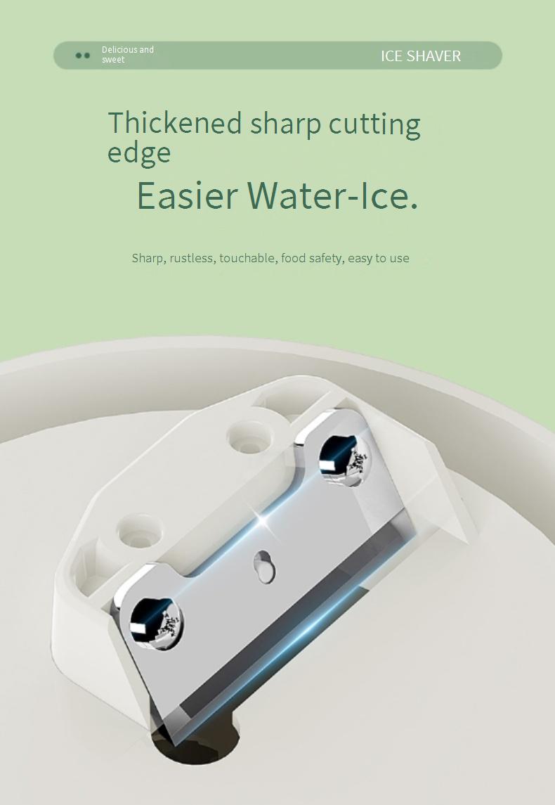 New model small household electric automatic ice shaver