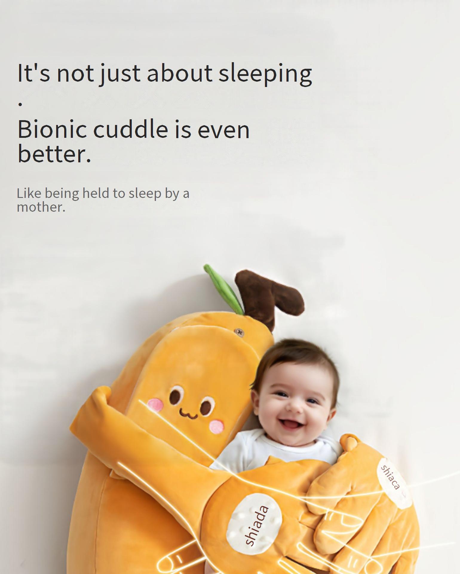 Baby Soothing Palm Hugging Sleep Patting Coaxing Artifact Baby Anti-Jump Sleeping Patting Buttocks Soothing Doll Pillow