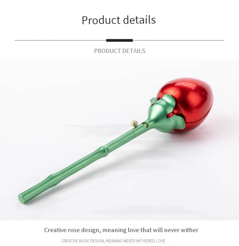 Rose gift box automatic jewelry box, Valentine's Day gift, ring and pendant jewelry box